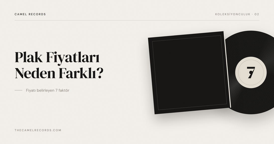 Siyah plak kapağından çıkan vinil plak: plak fiyatını belirleyen 7 faktör