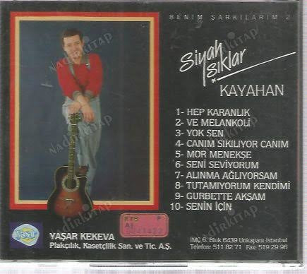 Kayahan : Benim Şarkılarım 2, Siyah Işıklar (CD, Album)
