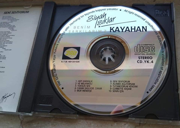 Kayahan : Benim Şarkılarım 2, Siyah Işıklar (CD, Album)
