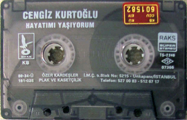 Cengiz Kurtoğlu : Hayatımı Yaşıyorum (Cass, Album)