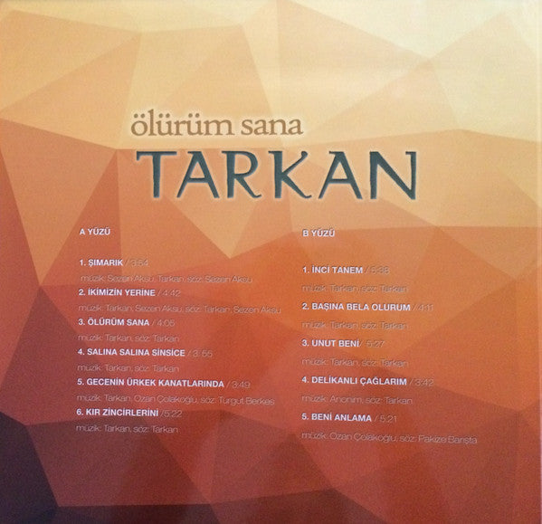 Tarkan : Ölürüm Sana (LP, Album, RE, Gat)
