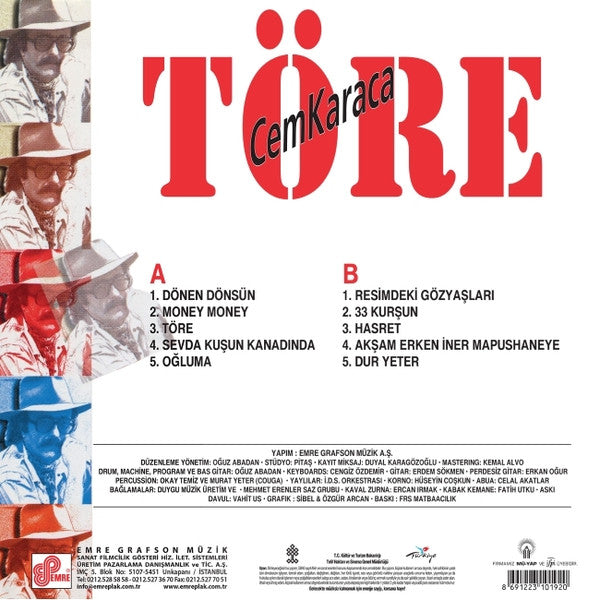 Cem Karaca : Töre (LP, Album, RE, RM)