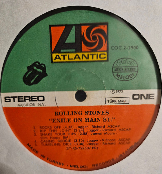 The Rolling Stones : Exile On Main St. (2xLP, Album, Club, Gat)
