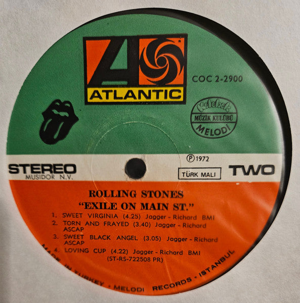 The Rolling Stones : Exile On Main St. (2xLP, Album, Club, Gat)