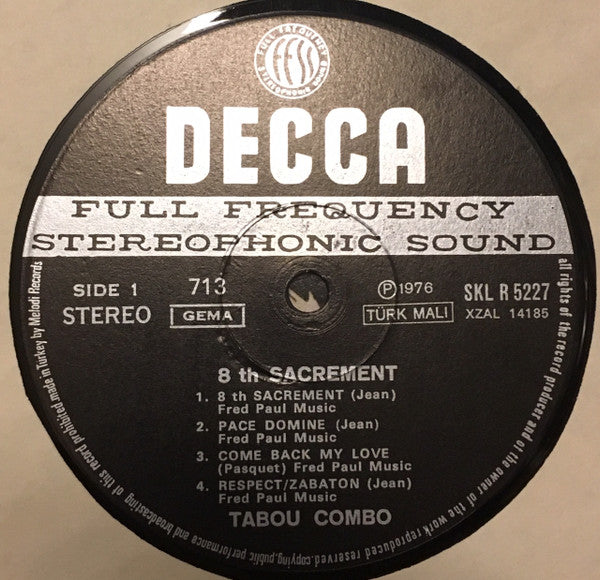 Tabou Combo : 8th Sacrement (LP, Album)