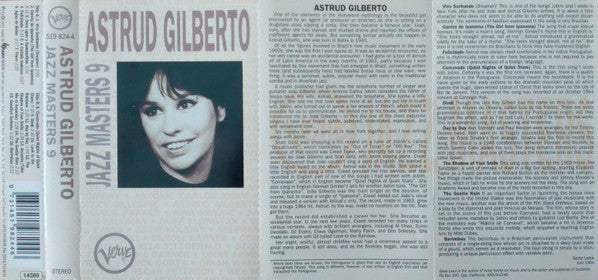 Astrud Gilberto : Verve Jazz Masters 9 (Cass, Comp)