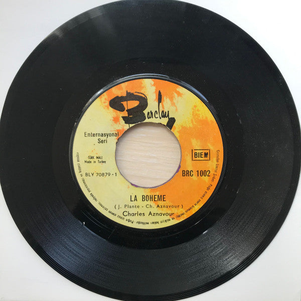 Charles Aznavour : La Bohême (7", EP)