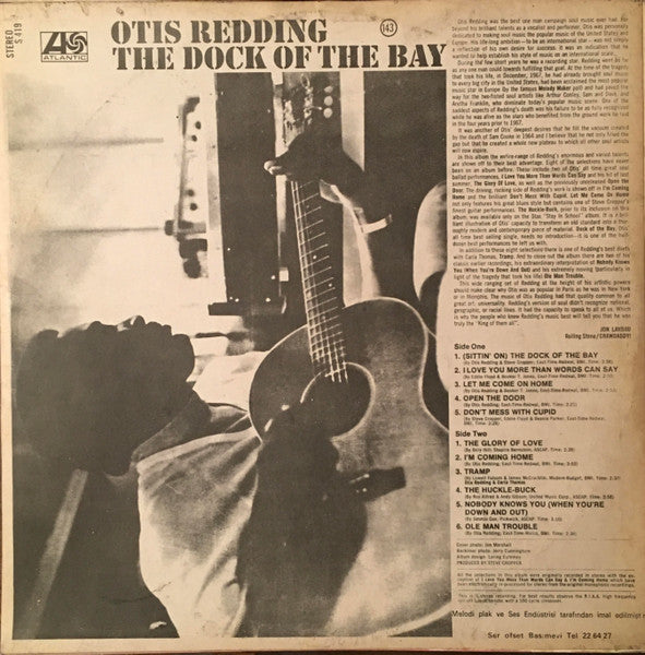 Otis Redding : The Dock Of The Bay (LP, Album)
