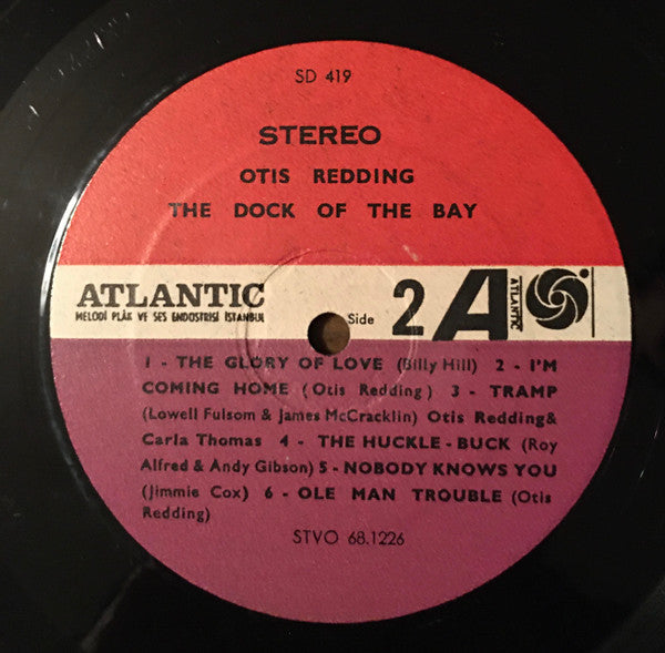 Otis Redding : The Dock Of The Bay (LP, Album)