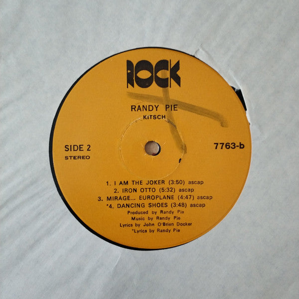 Randy Pie : Kitsch (LP, Album)