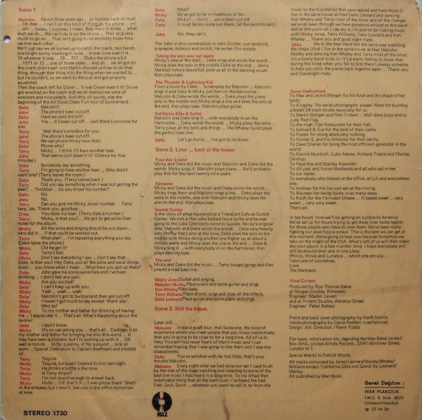Man : Rhinos, Winos, And Lunatics (LP, Album)