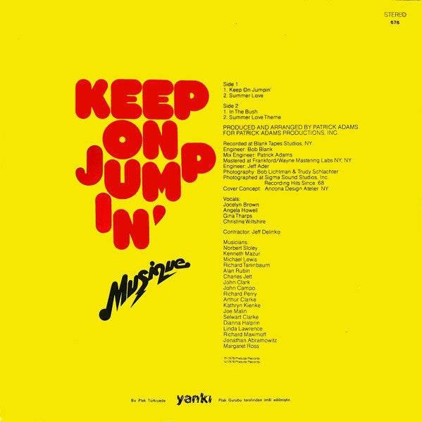Musique : Keep On Jumpin' (LP, Album)