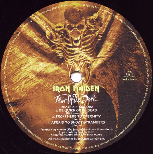 Iron Maiden : Fear Of The Dark (2xLP, Album, RE, RM, 180)