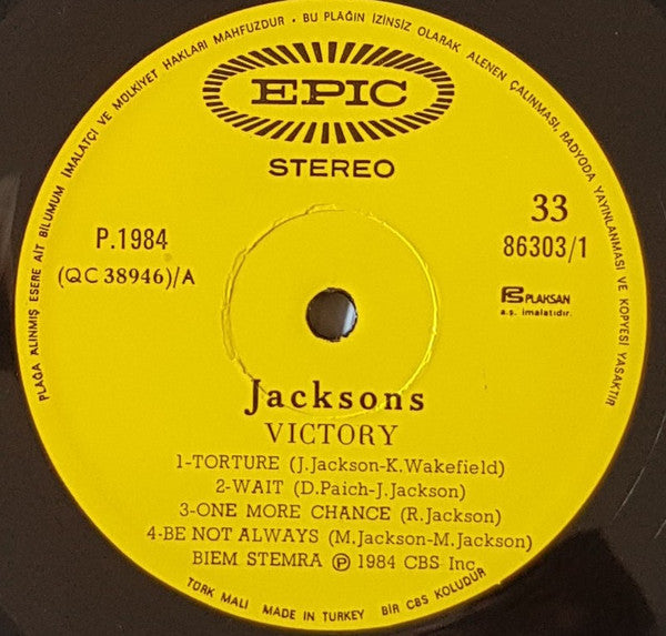 The Jacksons : Victory (LP, Album)
