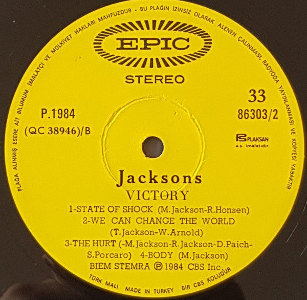 The Jacksons : Victory (LP, Album)