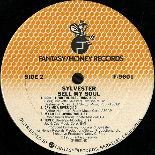 Sylvester : Sell My Soul (LP, Album, San)
