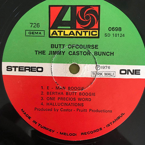 The Jimmy Castor Bunch Featuring The Everything Man : Butt Of Course... (LP, Album)