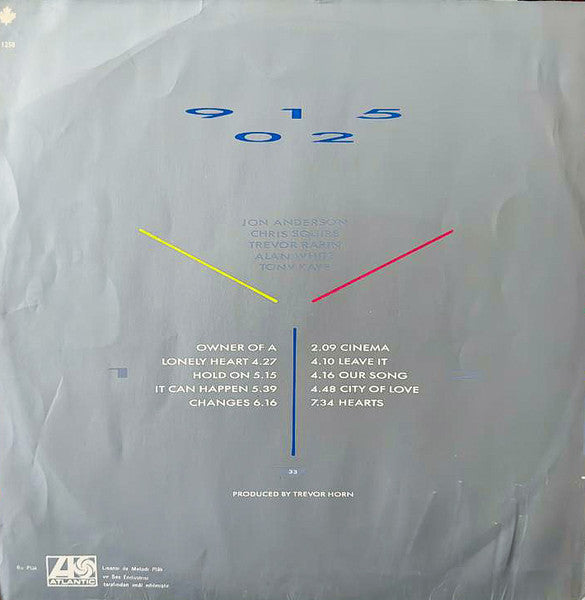 Yes : 90125 (LP, Album)