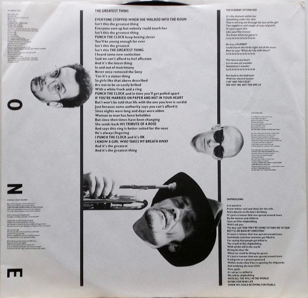 Elvis Costello & The Attractions : Punch The Clock (LP, Album, Car)