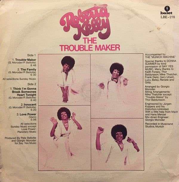 Roberta Kelly : Trouble Maker (LP, Album)