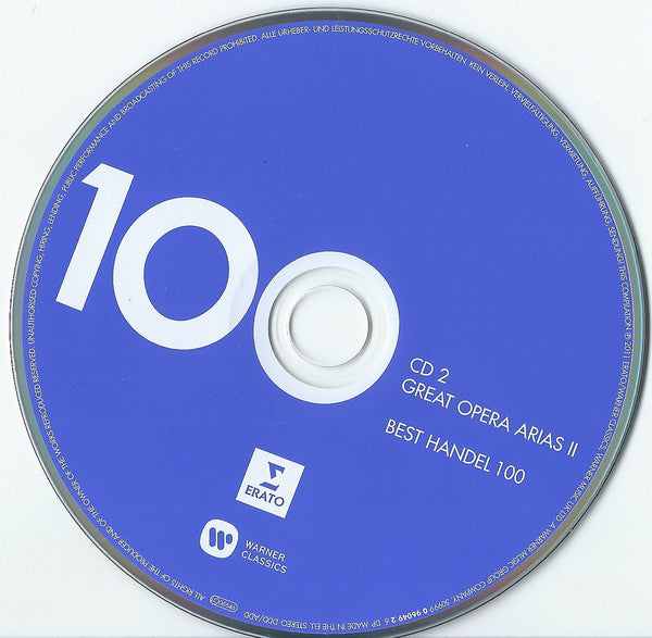 Georg Friedrich Händel : Best Handel 100 (6xCD, Comp, RE, RM)