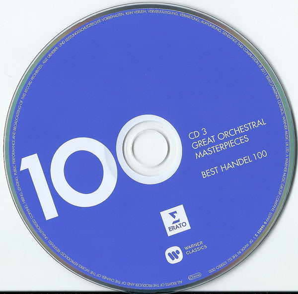Georg Friedrich Händel : Best Handel 100 (6xCD, Comp, RE, RM)
