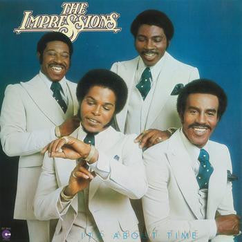 The Impressions : It's About Time (LP, Album, MO)
