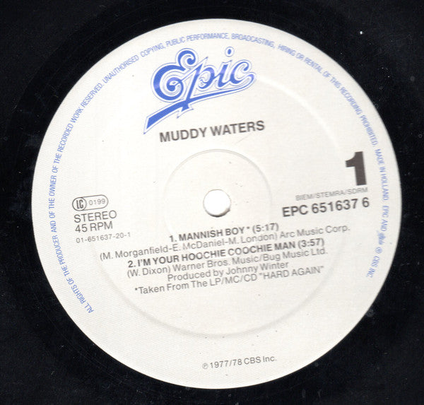 Muddy Waters : Mannish Boy (12", Maxi)