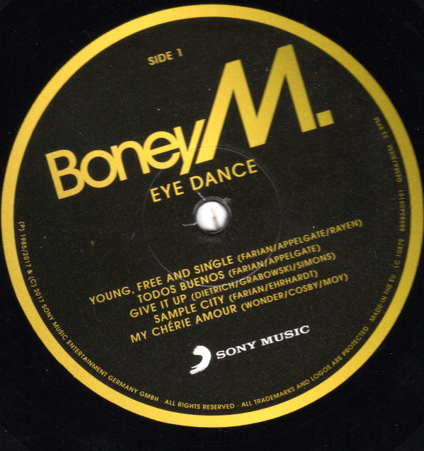 Boney M. : Eye Dance (LP, Album, RE, RM)