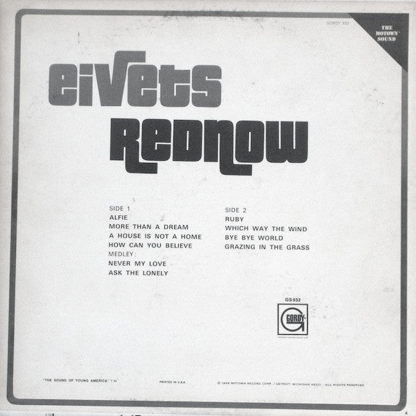 Stevie Wonder : Eivets Rednow (LP, Album, Hol)