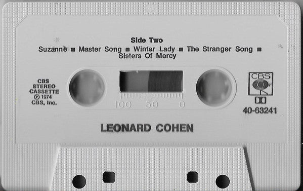 Leonard Cohen : Songs Of Leonard Cohen (Cass, Album)