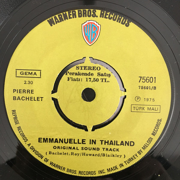 Pierre Bachelet : Emmanuelle (The Original Soundtrack Music) (7", Single)