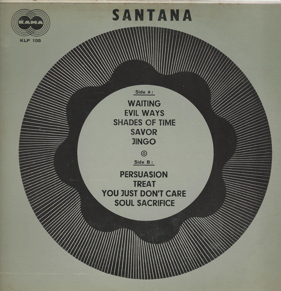 Santana : Santana (LP, Album, Mono)