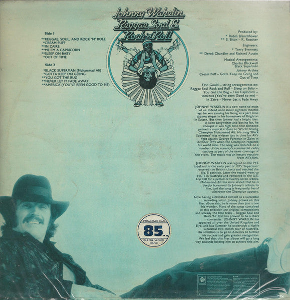 Johnny Wakelin : Reggae Soul & Rock 'n' Roll (LP, Album)