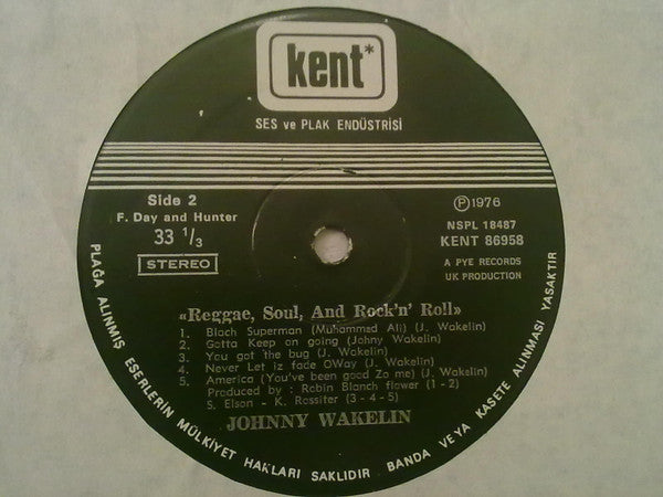Johnny Wakelin : Reggae Soul & Rock 'n' Roll (LP, Album)