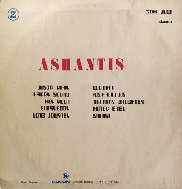 Ashantis (2) : Ashantis (LP, Album)