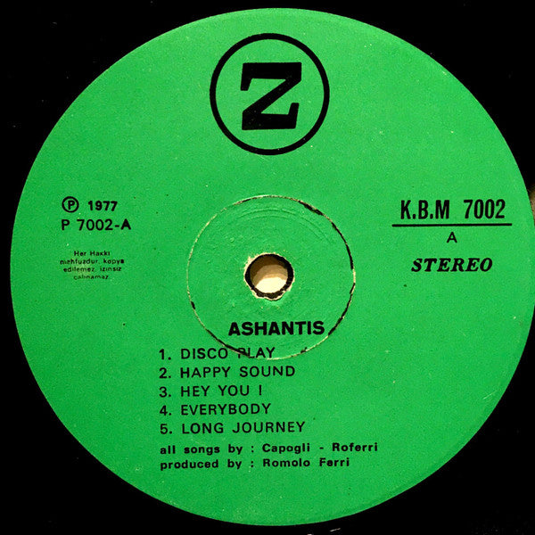 Ashantis (2) : Ashantis (LP, Album)