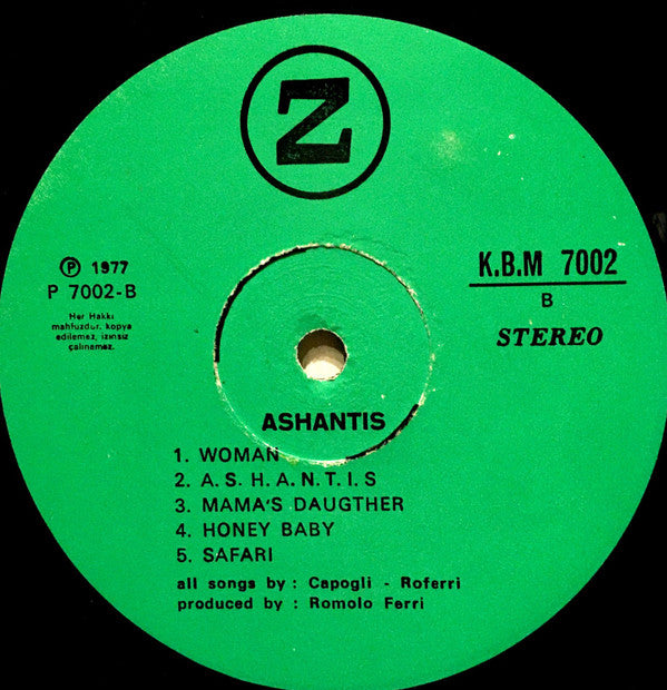 Ashantis (2) : Ashantis (LP, Album)