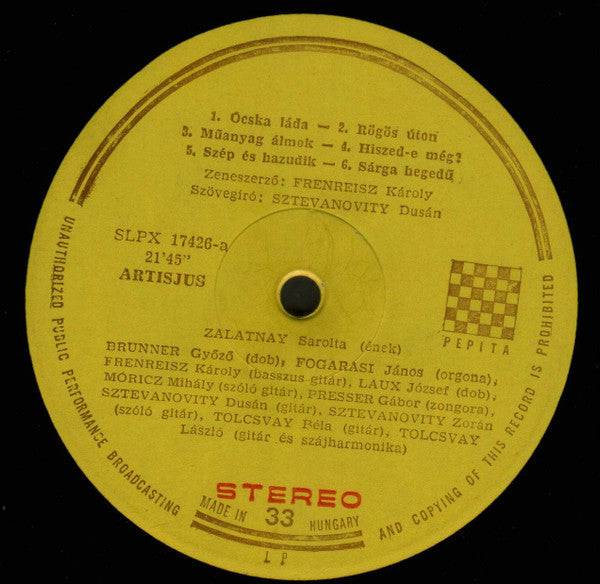 Sarolta Zalatnay : Zalatnay (LP, Album)