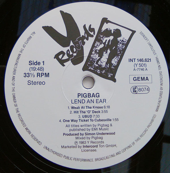 Pigbag : Lend An Ear (LP, Album)