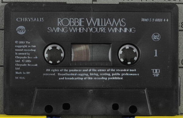 Robbie Williams : Swing When You're Winning (Cass, Album)