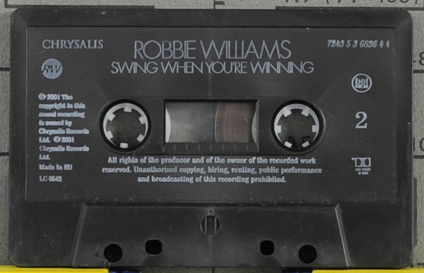 Robbie Williams : Swing When You're Winning (Cass, Album)