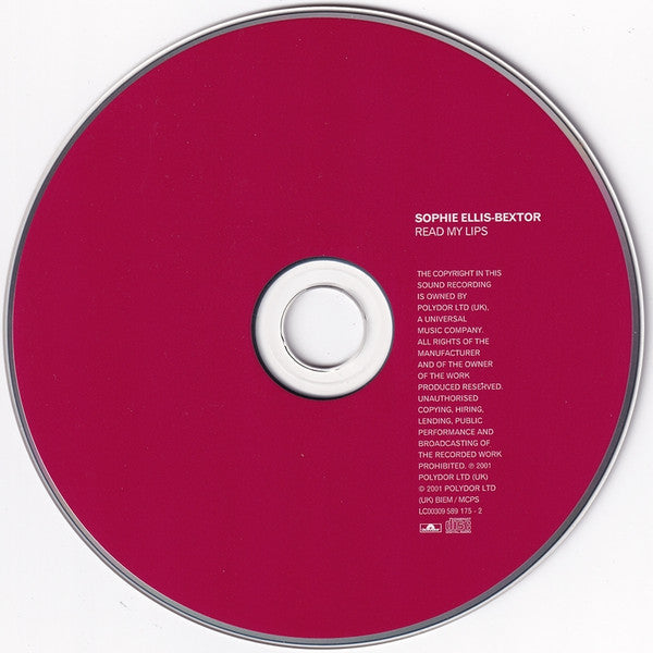 Sophie Ellis-Bextor : Read My Lips (CD, Album)