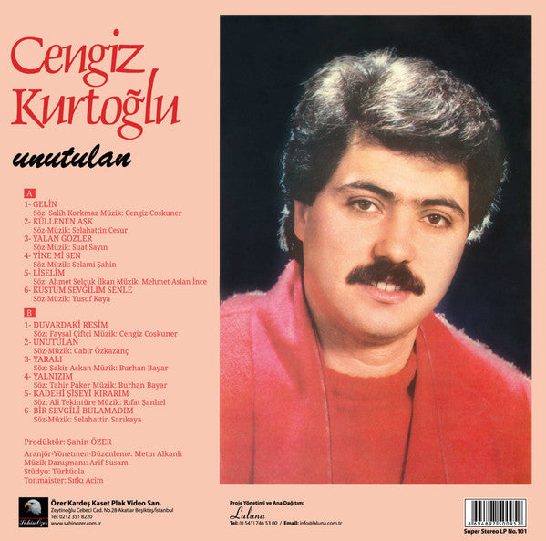 Cengiz Kurtoğlu : Unutulan (LP, Album, RE, RM)