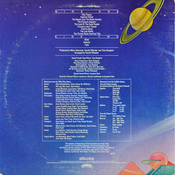 Meco Monardo : Music Inspired By Star Wars And Other Galactic Funk (LP, Album, Pit)