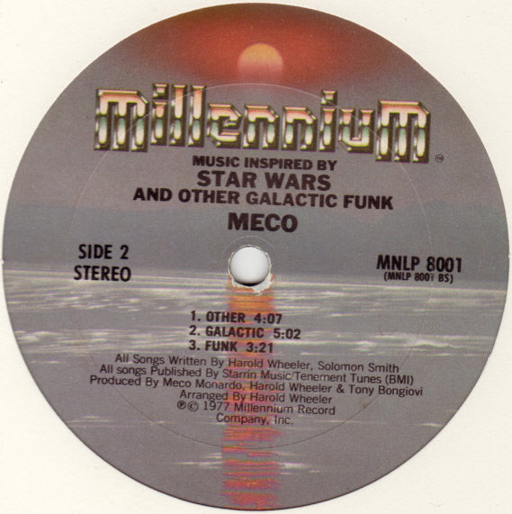 Meco Monardo : Music Inspired By Star Wars And Other Galactic Funk (LP, Album, Pit)