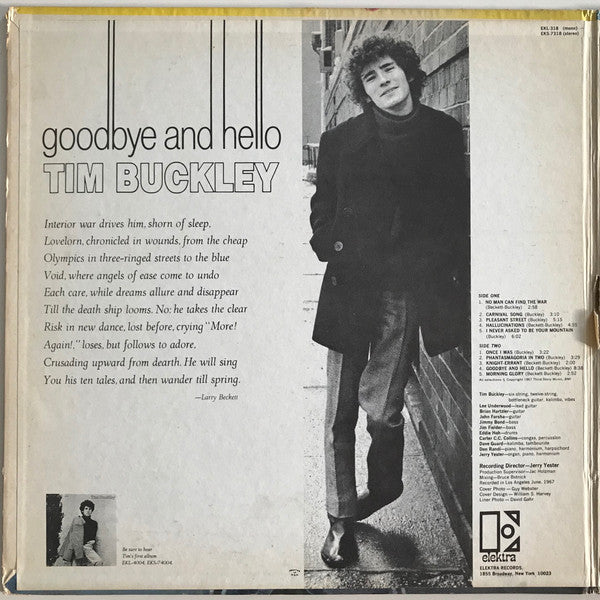Tim Buckley : Goodbye And Hello (LP, Album, Ter)