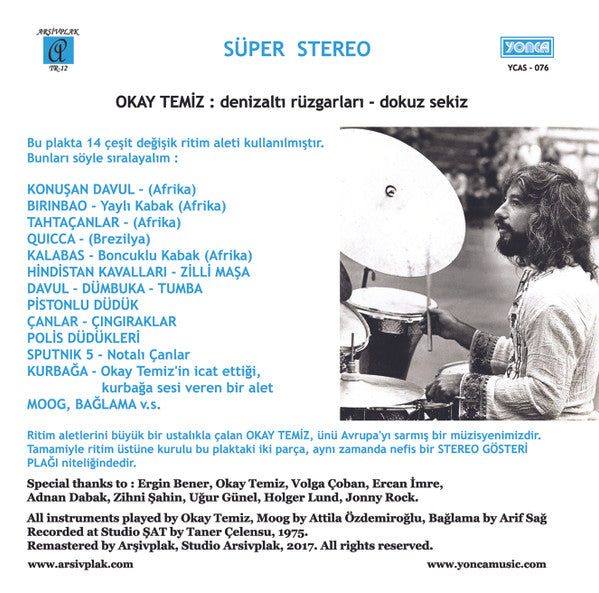 Okay Temiz : Denizaltı Rüzgarları / Dokuz Sekiz  (7", RE)