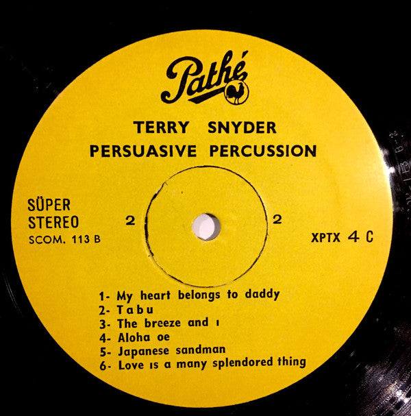 Terry Snyder And The All Stars : Persuasive Percussion (LP)