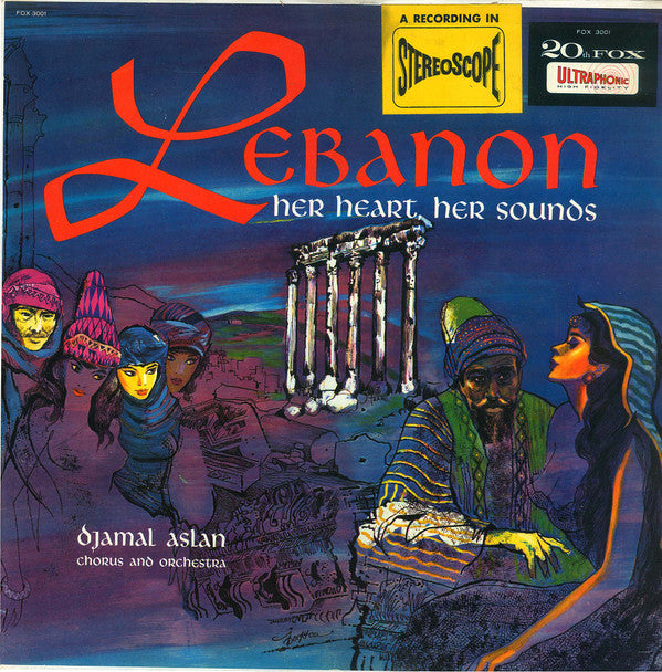 Djamal Aslan : Lebanon: Her Heart, Her Sounds (LP)
